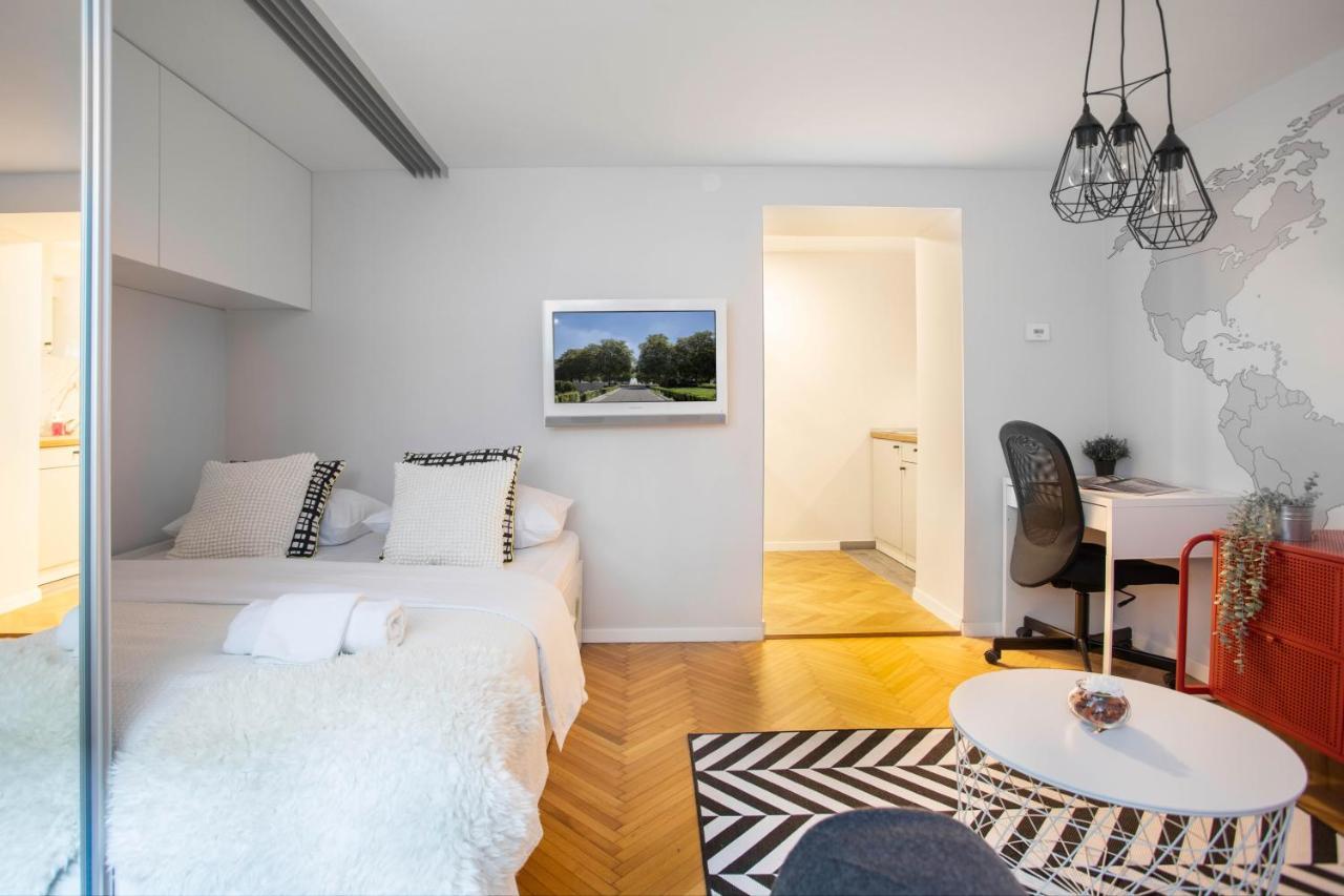 Apartmán Modern Studio Near British Square Záhřeb Exteriér fotografie